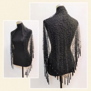 Beaded shawl 02-424A
